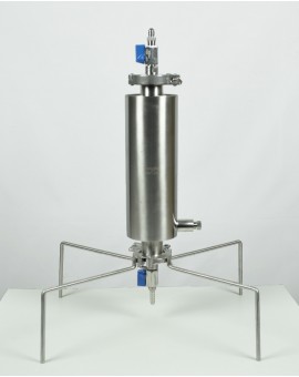 Closed BHO extractor 90g dewaxing column