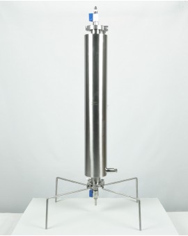Closed BHO extractor 180g dewaxing column